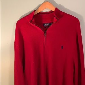 Red men’s Ralph Lauren sweater
